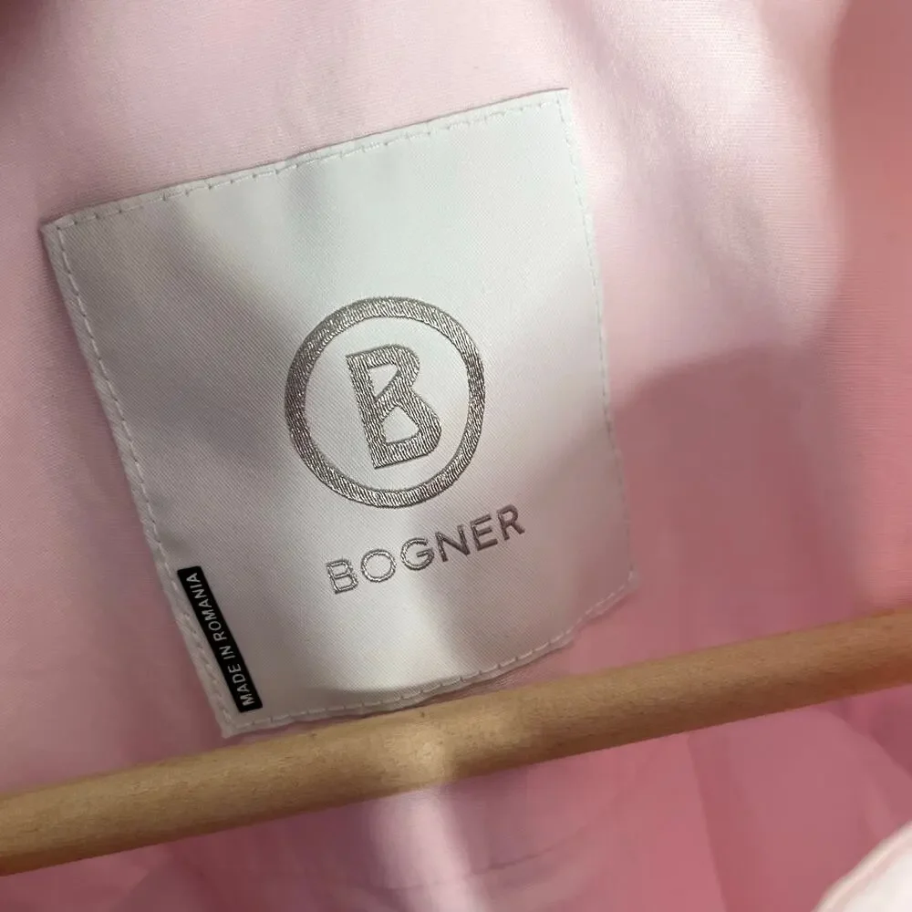 Bogner Lightweight Jacket Women 8 Pink Full Zip Pocket Casual Outdoor Athleisure